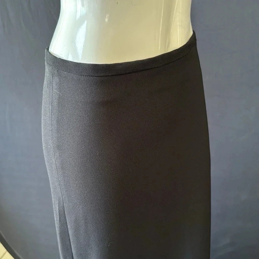 NWT bisoi- bisou Michele bohbot black maxi skirt size 6 deadstock - Picture 4 of 14